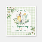 Baby Braut Bier Baby Duschpapier Napkin Serviette (Vorderseite)