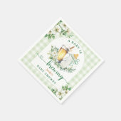 Baby Braut Bier Baby Duschpapier Napkin Serviette (Ecke)