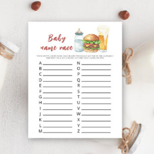Baby braut Bier - Baby Name Race