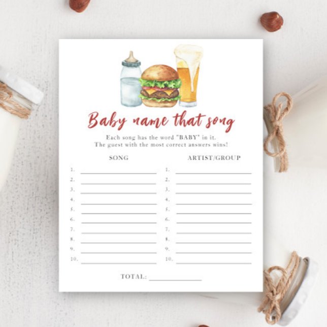 Baby braut Bier - Benennen Sie das Liedspiel (Von Creator hochgeladen)