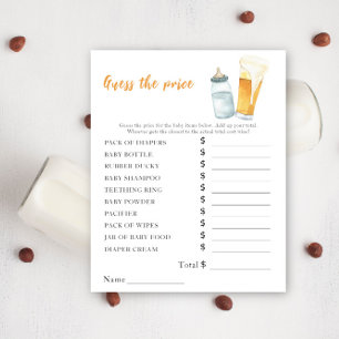 Baby braut Bier - Price Guess Game
