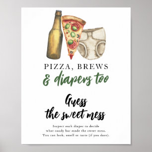 Baby braut Bier Ratet das süße Schlamassel Poster