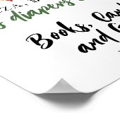 Baby braut Bierbücher Karten & Geschenke Poster (Ecke)