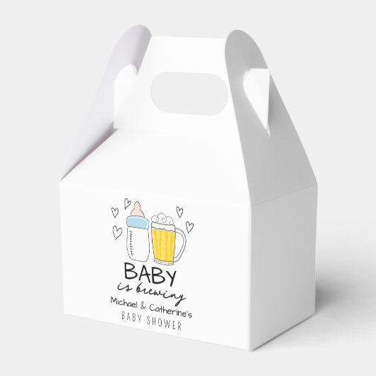 Baby Braut Bierglas Baby Dusche Geschenkschachtel (Vorderseite)