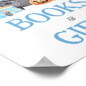 Baby braut blaue Halloween-Bücher und -Geschenke Poster (Ecke)