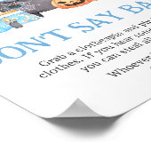 Baby braut blaues Halloween Don't Say Baby Poster (Ecke)
