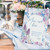 Baby braut Blütendusche Mimosa Bar Sockelschild