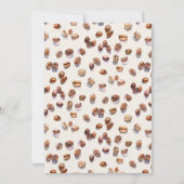 Baby Braut Coffee Baby Dusche | bearbeitbar Einladung (Rückseite)