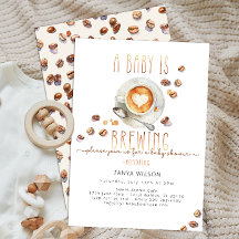 Baby Braut Coffee Baby Dusche | bearbeitbar
