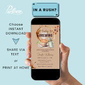 Baby Braut Coffee Baby Dusche Einladung