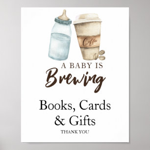 Baby braut Coffee Books Cards & Gifts Poster