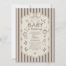 Baby braut Espresso Kaffee Party Baby Shower