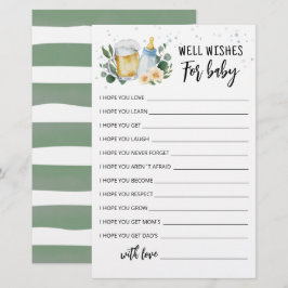 Baby braut essbare, gut Wünsche für das Baby