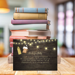 Baby braut Gold Baby Duschbücher für Baby Begleitkarte