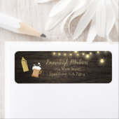 Baby braut Gold Baby Dusche Rücksendeadresse (Insitu)