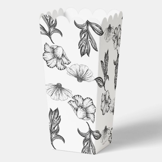 Baby braut Gothic Blume Baby Shower Popcorn Geschenkschachtel (Rückseite)