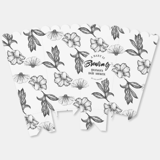 Baby braut Gothic Blume Baby Shower Popcorn Geschenkschachtel (Ungeklappt)