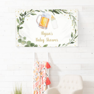 Baby braut grüne Babydusche Banner