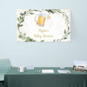 Baby braut grüne Babydusche Banner (Messeveranstaltung)