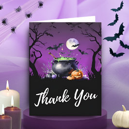 Baby braut Halloween Baby Dusche Dankeskarte