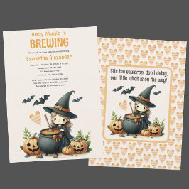 Baby braut Halloween Babydusche Einladung