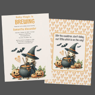 Baby braut Halloween Babydusche Einladung