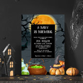 Baby braut Halloween-Herbstdusche Einladung