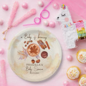 Baby braut Herbstdusche Baby Pappteller (Party)