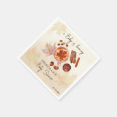 Baby braut Herbstdusche Baby Serviette (Ecke)