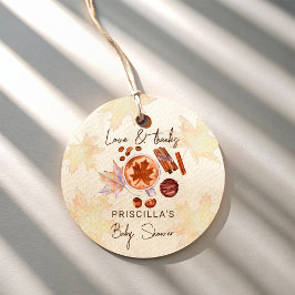 Baby Braut Herbstdusche Gefallen Geschenkanhänger