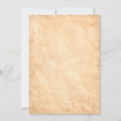 Baby Braut Hexendusche Einladung (Rückseite)