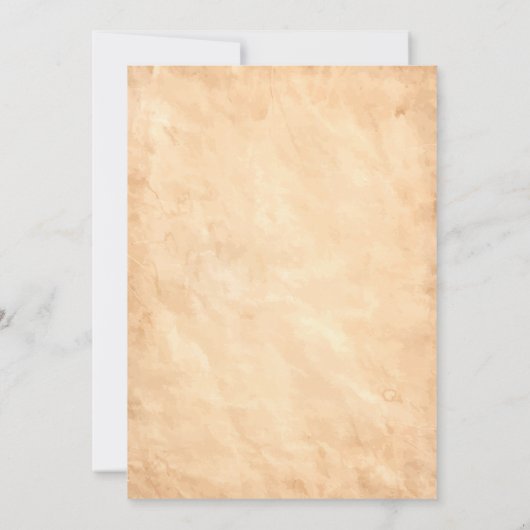 Baby Braut Hexendusche Einladung (Rückseite)