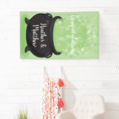 Baby Braut Hexendusche Halloween Cauldron Banner (Insitu)