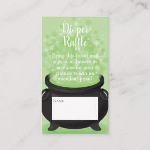 Baby Braut Hexendusche Halloween Cauldron Begleitkarte