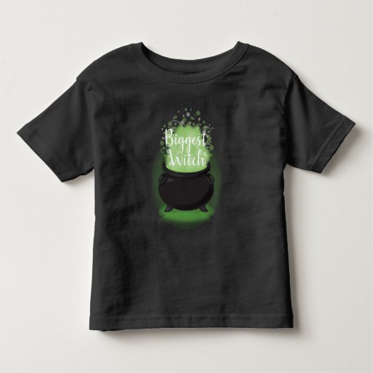 Baby Braut Hexendusche Halloween Cauldron Kleinkind T-shirt (Vorderseite)