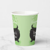 Baby Braut Hexendusche Halloween Cauldron Pappbecher (Links)