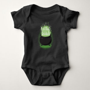 Baby Braut Hexendusche Halloween Cauldron Strampler