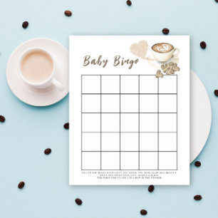 Baby braut Kaffee Baby Dusche Bingo Spiel