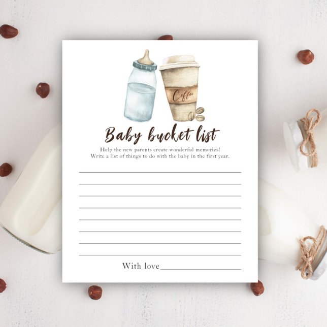 Baby braut Kaffee - Baby-Eimer-Liste (Von Creator hochgeladen)