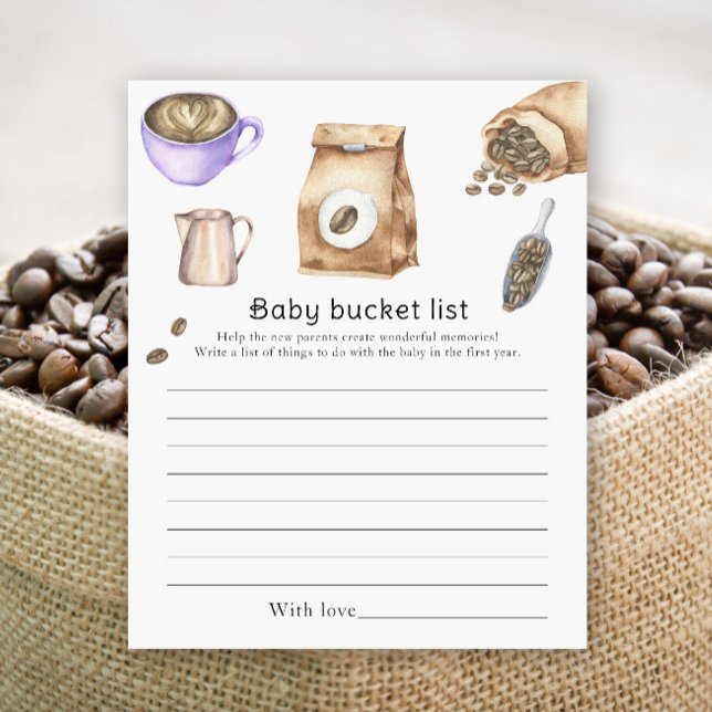 Baby braut Kaffee - Baby-Eimer-Liste (Von Creator hochgeladen)