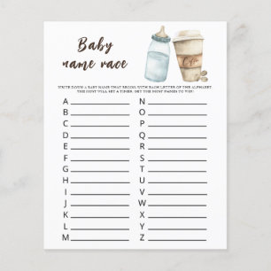 Baby braut Kaffee - Baby Name Race