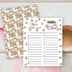 Baby braut Kaffee - Baby Name Race
