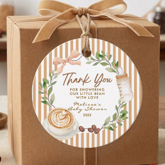 Baby braut Kaffee Baby Shower Danke Geschenkanhänger