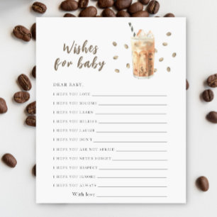 Baby braut Kaffee - Babywünsche