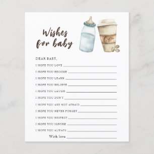 Baby braut Kaffee - Babywünsche