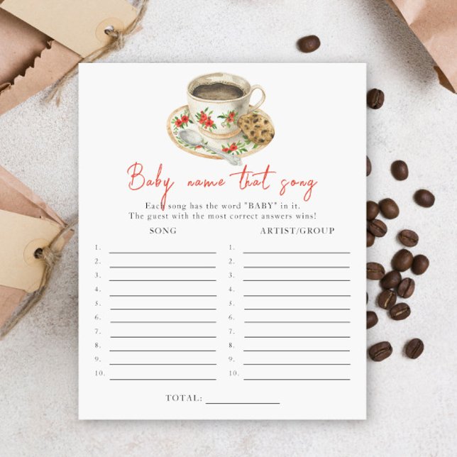 Baby braut Kaffee - Benennen Sie das Liedspiel (Von Creator hochgeladen)