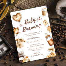 Baby Braut Kaffee Brown Babydusche