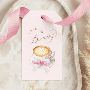 Baby braut Kaffee Favor Tags Geschenkanhänger