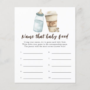 Baby braut Kaffee - Name das Babynahrung