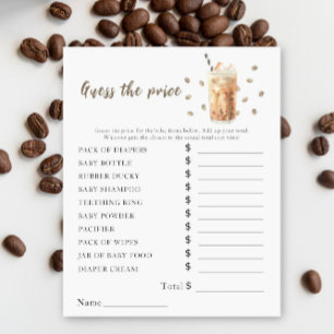 Baby braut Kaffee - Price Guess Game